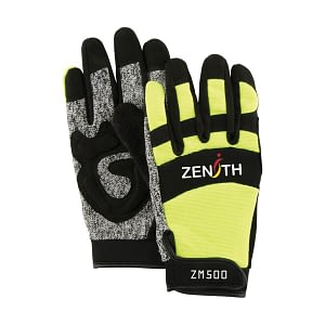 ZM500 High-Visibility Cut-Resistant Mechanic's Gloves (SKU: SDP436)