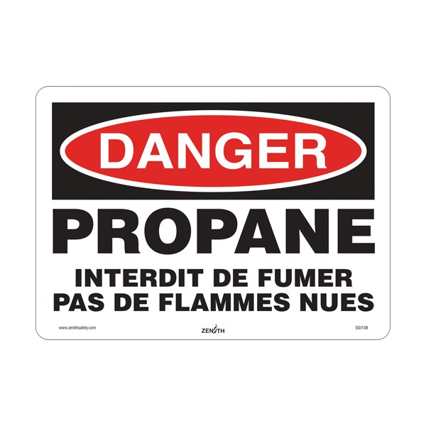 Danger Propane Safety Sign (SKU: SGI138)