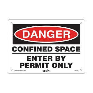 "Confined Space" Sign (SKU: SGI145)