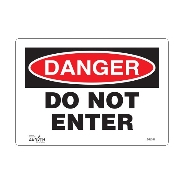 "Do Not Enter" Sign (SKU: SGL341)