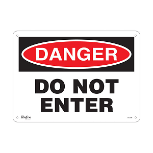 "Do Not Enter" Sign (SKU: SGL346)