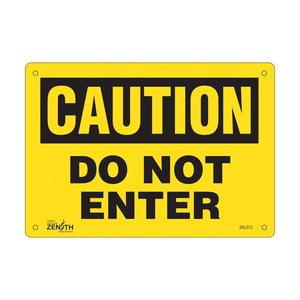 "Do Not Enter" Sign (SKU: SGL373)