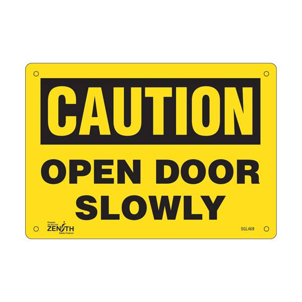 "Open Door Slowly" Sign (SKU: SGL469)