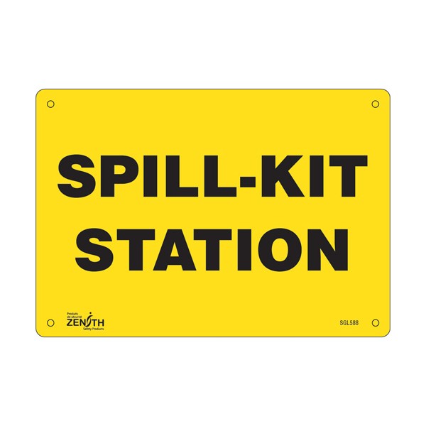 "Spill Kit Station" Sign (SKU: SGL588)