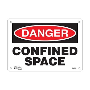 "Confined Space" Sign (SKU: SGL595)