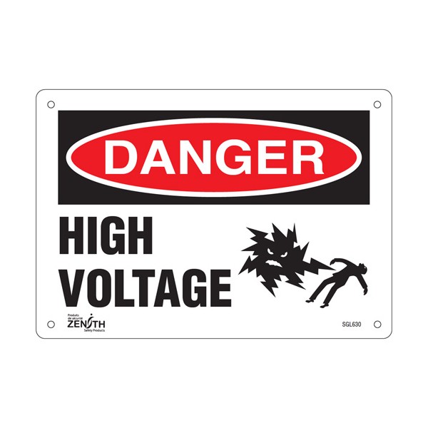 "High Voltage" Sign (SKU: SGL630)