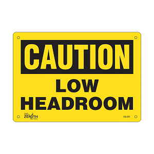 "Low Headroom" Sign (SKU: SGL691)