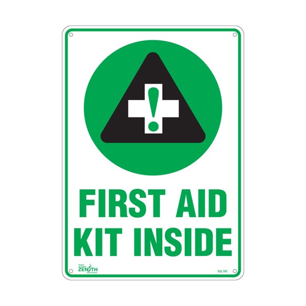 "First Aid Kit" Sign (SKU: SGL760)