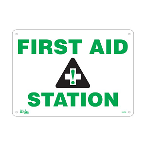 "First Aid Station" Sign (SKU: SGL765)