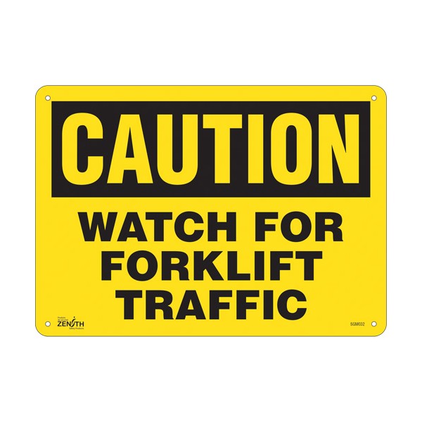 "Watch For Forklift" Sign (SKU: SGM032)