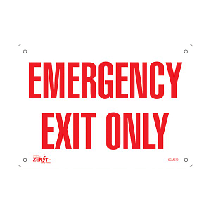 "Emergency Exit" Sign (SKU: SGM072)