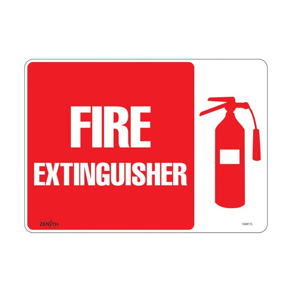 "Fire Extinguisher" Sign (SKU: SGM115)