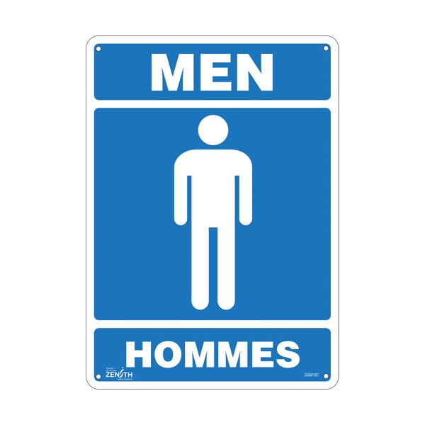 "Men - Hommes" Sign (SKU: SGM187)