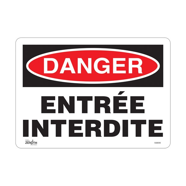 "Entrée Interdite" Sign (SKU: SGM266)