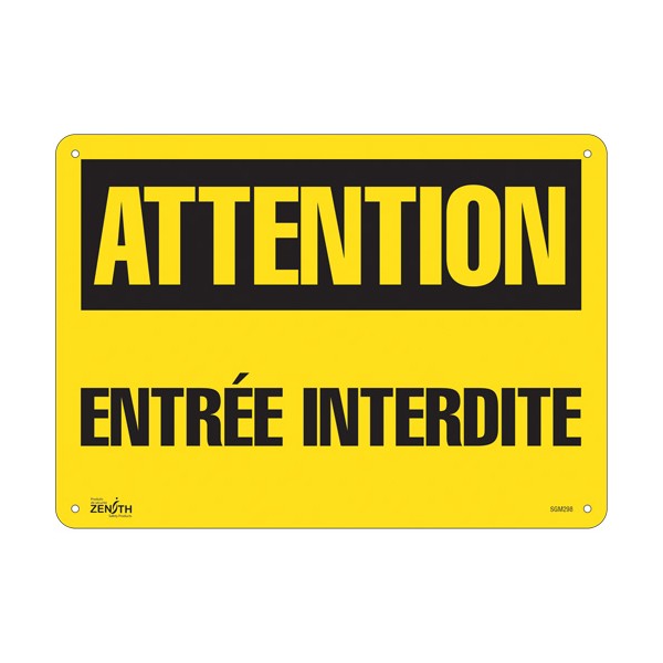 "Entrée Interdite" Sign (SKU: SGM298)