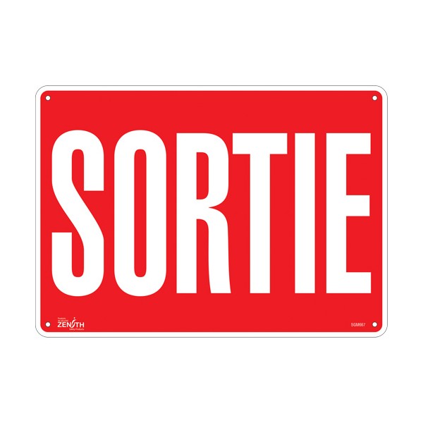 "Sortie" Sign (SKU: SGM667)