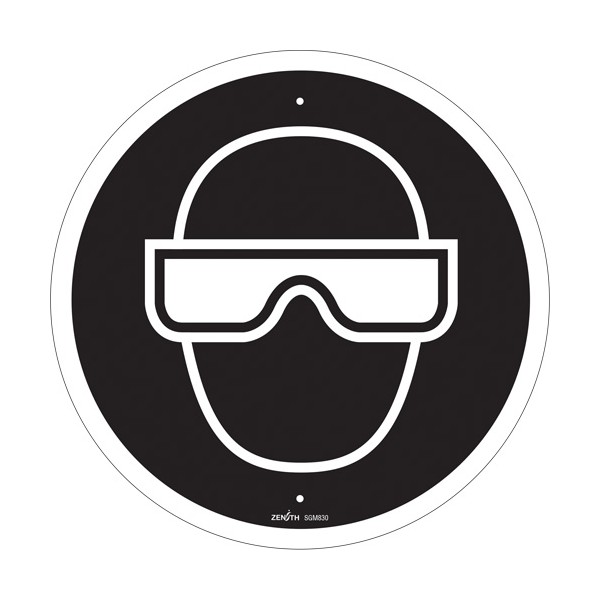 Eye Protection Required CSA Safety Sign (SKU: SGM830)