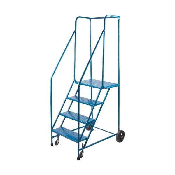 Rolling Step Ladder with Spring-Loaded Front Casters (SKU: MA614)