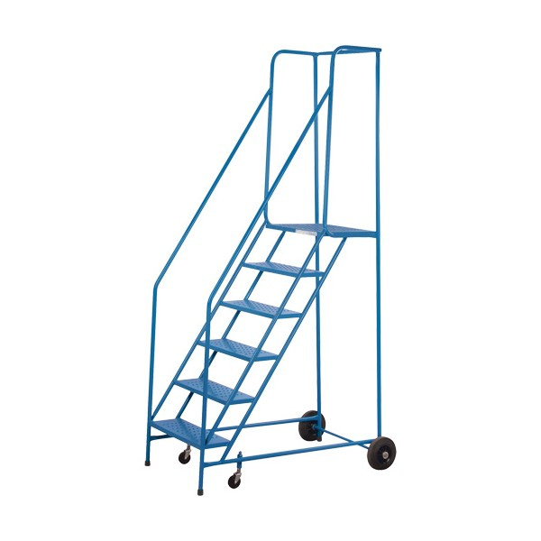 Rolling Step Ladder with Spring-Loaded Front Casters (SKU: MA617)