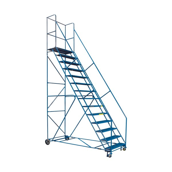 Rolling Step Ladder with Locking Step and Spring-Loaded Front Casters (SKU: MA625)