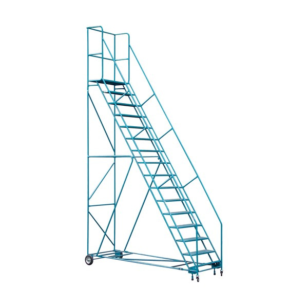 Rolling Step Ladder with Locking Step and Spring-Loaded Front Casters (SKU: MA626)