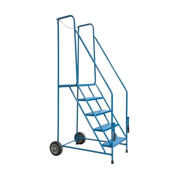 Trailer Access Rolling Ladder with Rails (SKU: MO012)