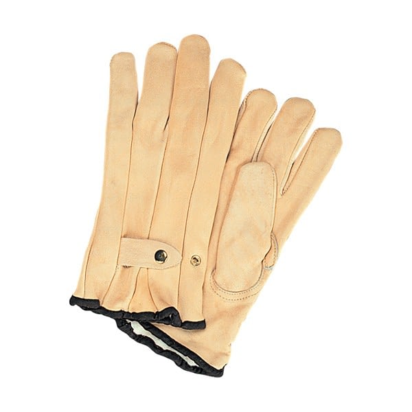 Grain Cowhide Ropers Fleece Lined Gloves (SKU: SAP218)