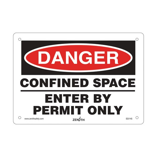 "Confined Space" Sign (SKU: SGI145)