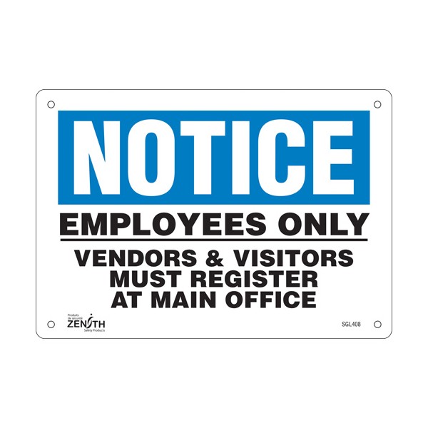 "Employees Only" Sign (SKU: SGL408)