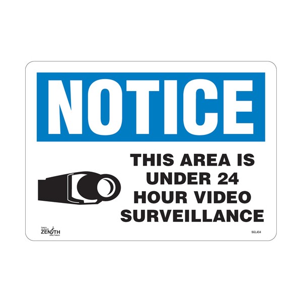 "24 Hour Surveillance" Sign (SKU: SGL434)
