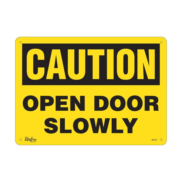 "Open Door Slowly" Sign (SKU: SGL471)
