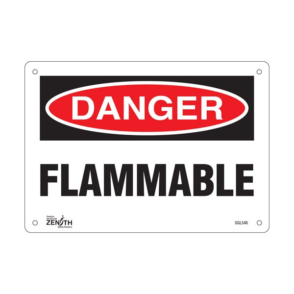 "Flammable" Sign (SKU: SGL546)