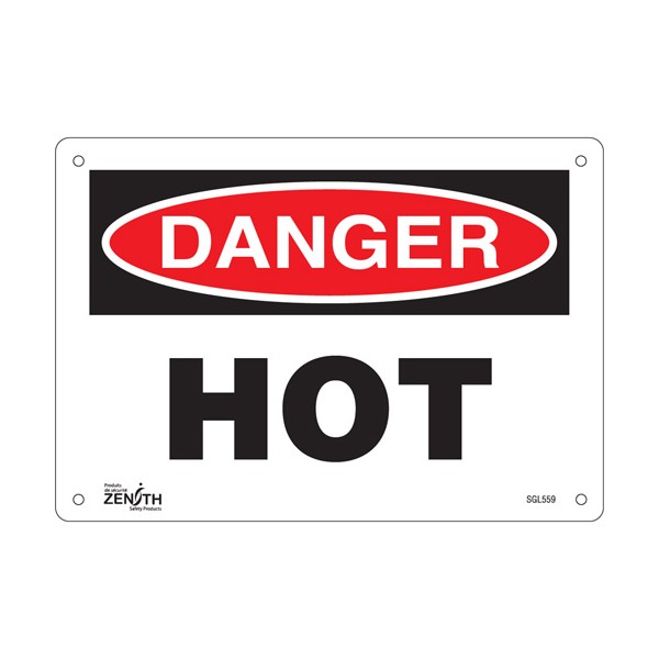 "Danger Hot" Sign (SKU: SGL559)