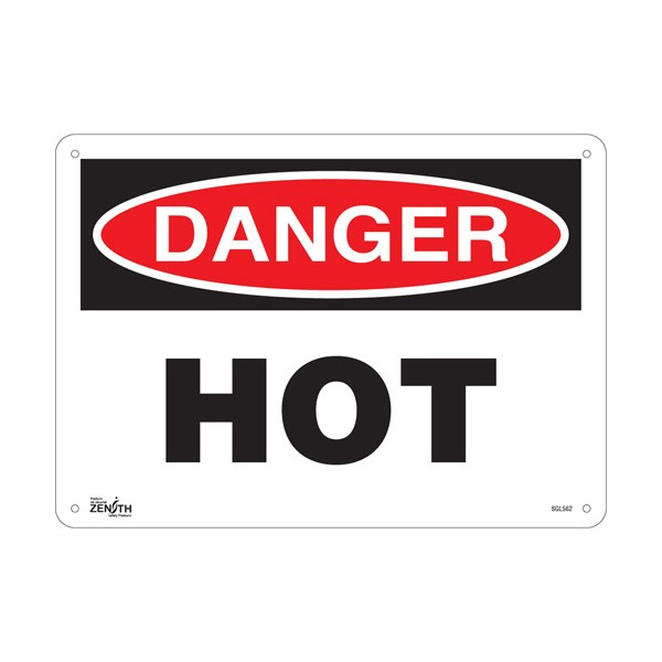 "Danger Hot" Sign (SKU: SGL562)