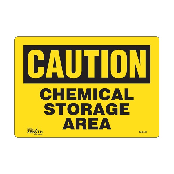 "Chemical Storage Area" Sign (SKU: SGL581)