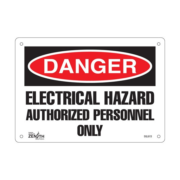 "Authorized Personnel Only" Sign (SKU: SGL613)