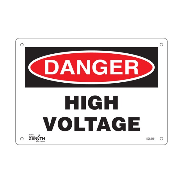 "High Voltage" Sign (SKU: SGL619)