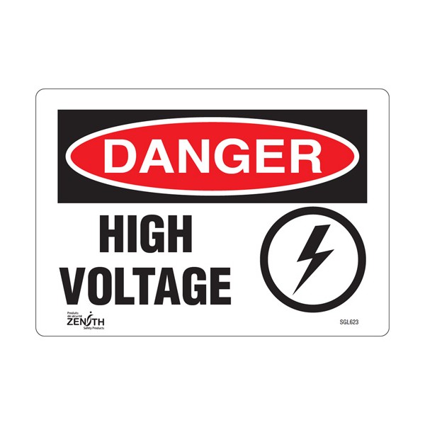 "High Voltage" Sign (SKU: SGL623)