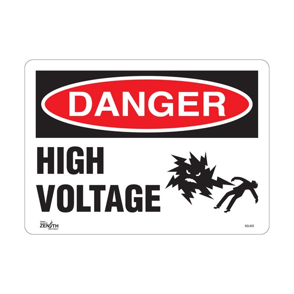 "High Voltage" Sign (SKU: SGL632)