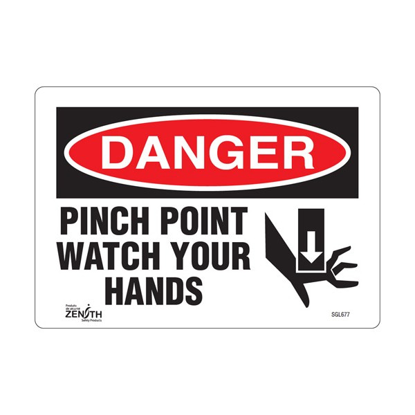 "Pinch Point" Sign (SKU: SGL677)