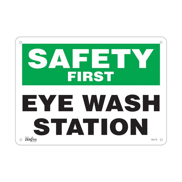 "Eye Wash Station" Sign (SKU: SGL718)