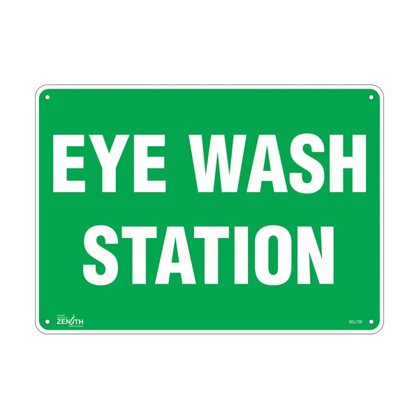 "Eye Wash Station" Sign (SKU: SGL736)