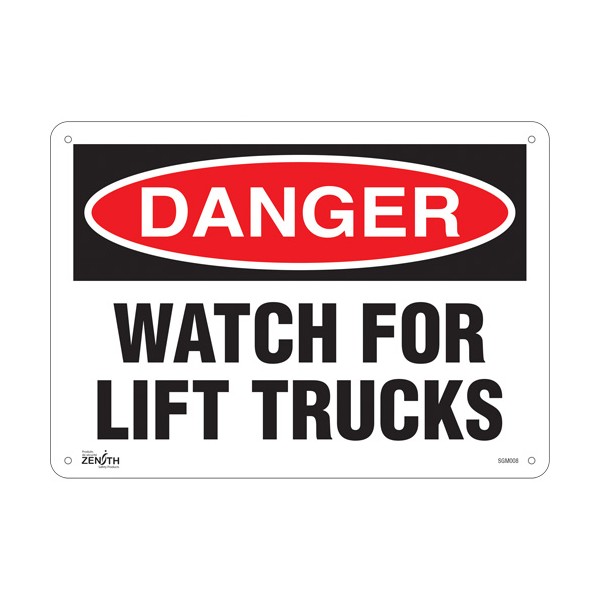"Watch For Lift Trucks" Sign (SKU: SGM008)