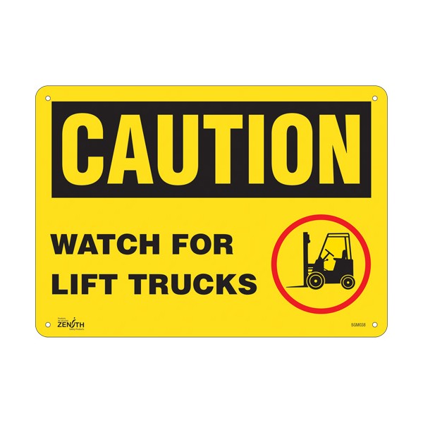 "Watch For Lift Trucks" Sign (SKU: SGM038)