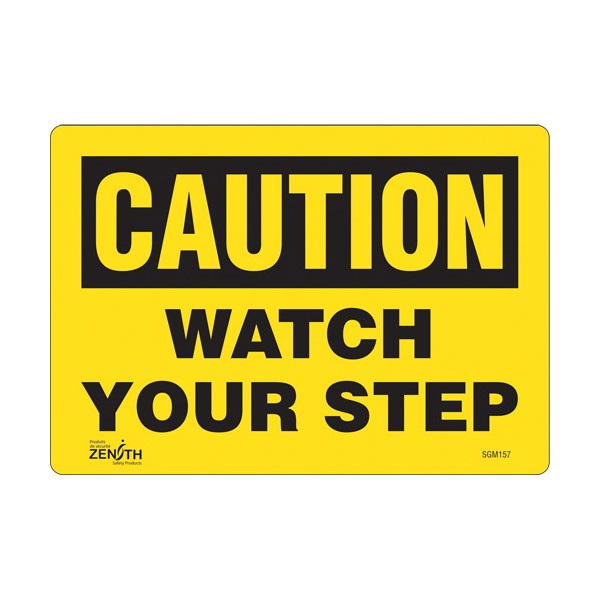 "Watch Your Step" Sign (SKU: SGM157)
