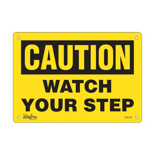 "Watch Your Step" Sign (SKU: SGM159)