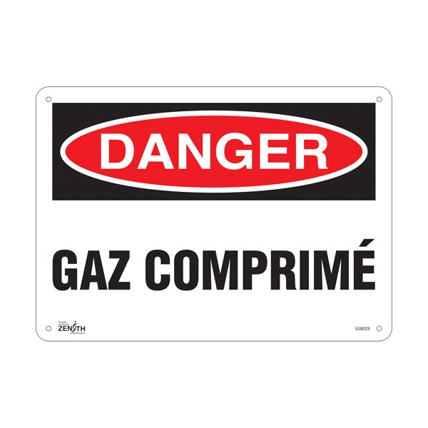 "Gaz Comprimé" Sign (SKU: SGM328)