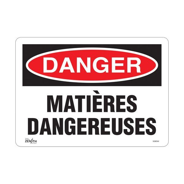 "Matières Dangereuses" Sign (SKU: SGM344)