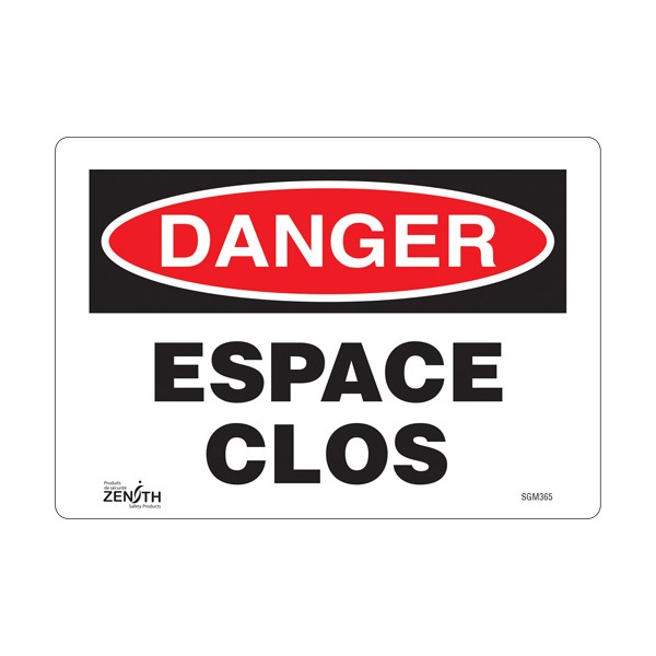 "Espace Clos" Sign (SKU: SGM365)