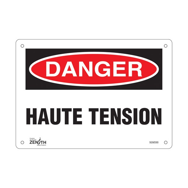 "Haute Tension" Sign (SKU: SGM390)